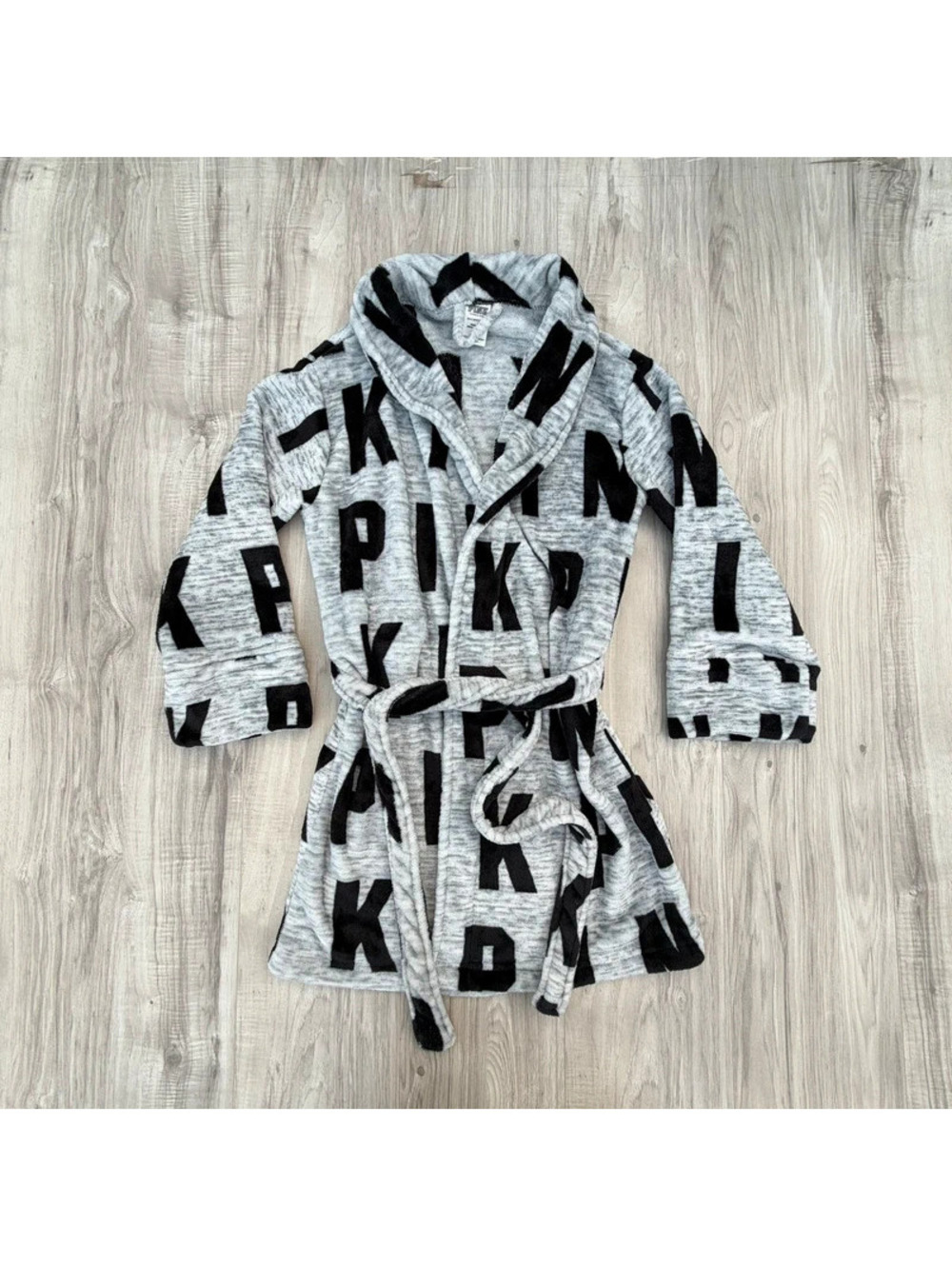 Victoria's Secret PINK Plush Logo Robe